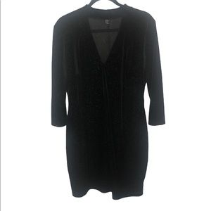 Forever 21 Velvet Sexy Black Dress